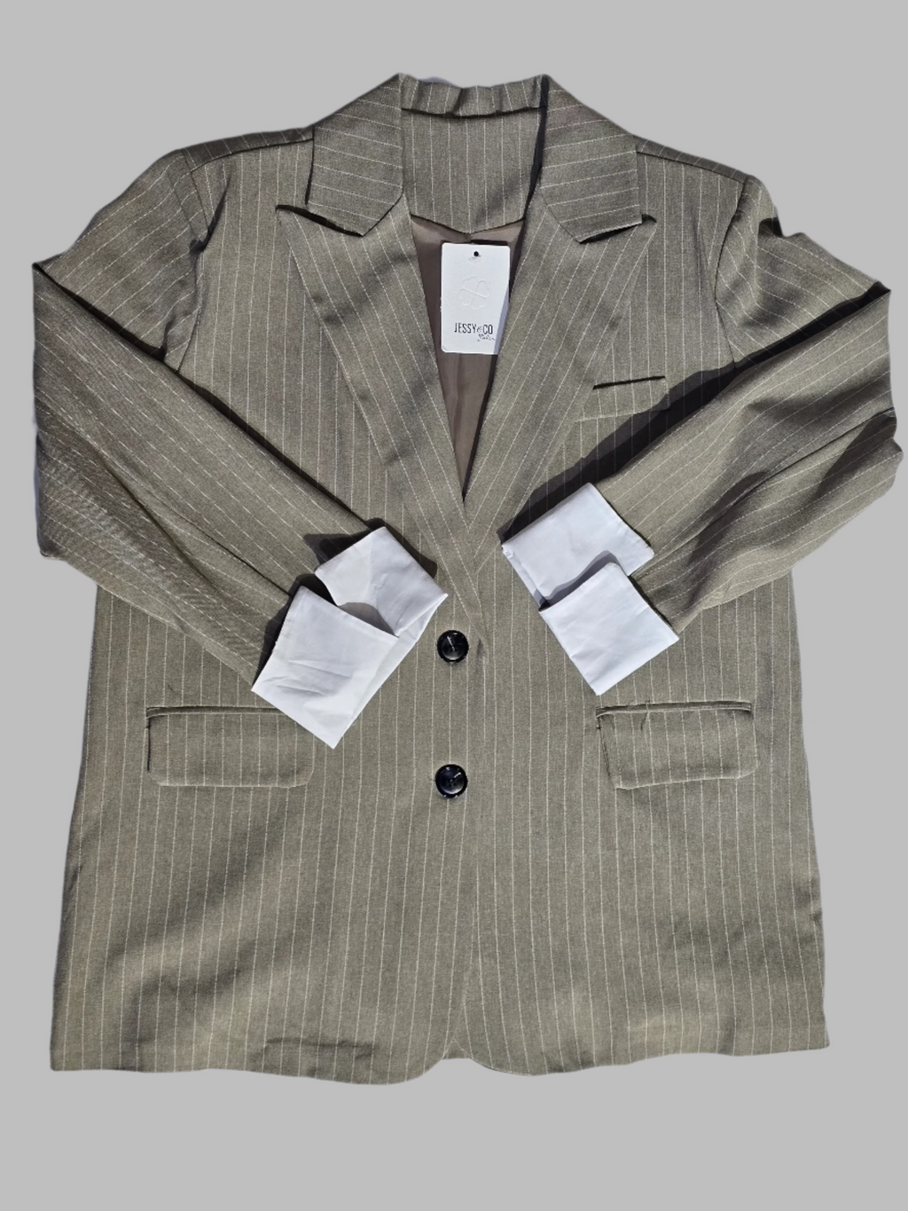 Caro JAX LineCut™ Striped Blazer