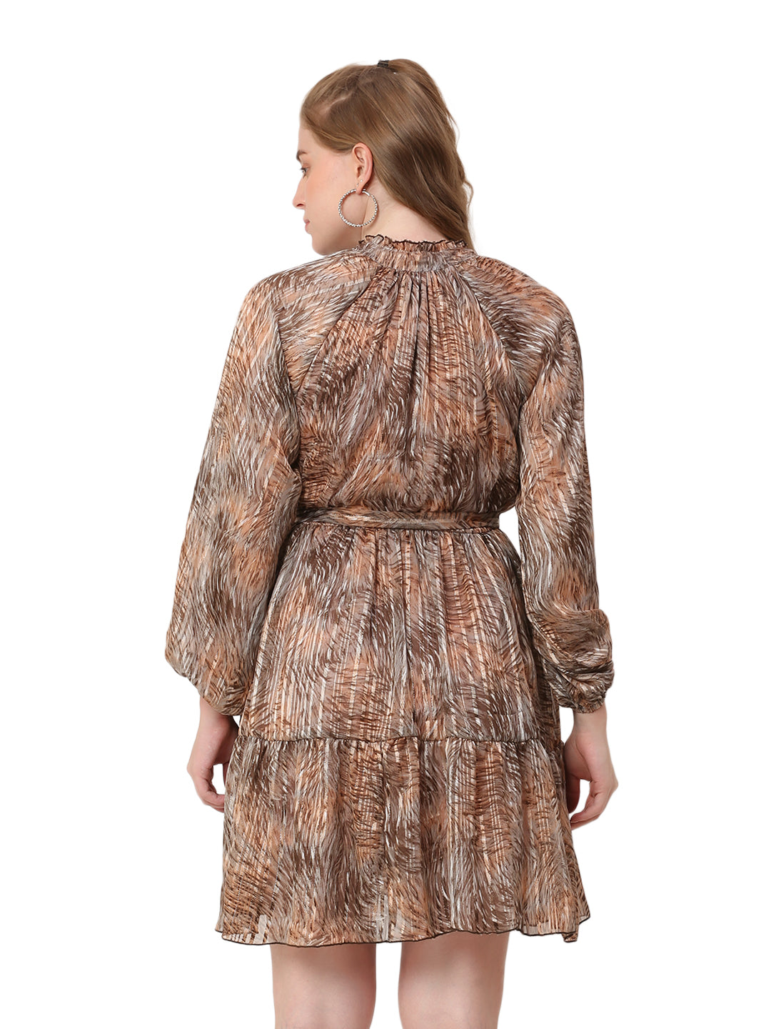 The Tigress Code Dress – Deep Brown