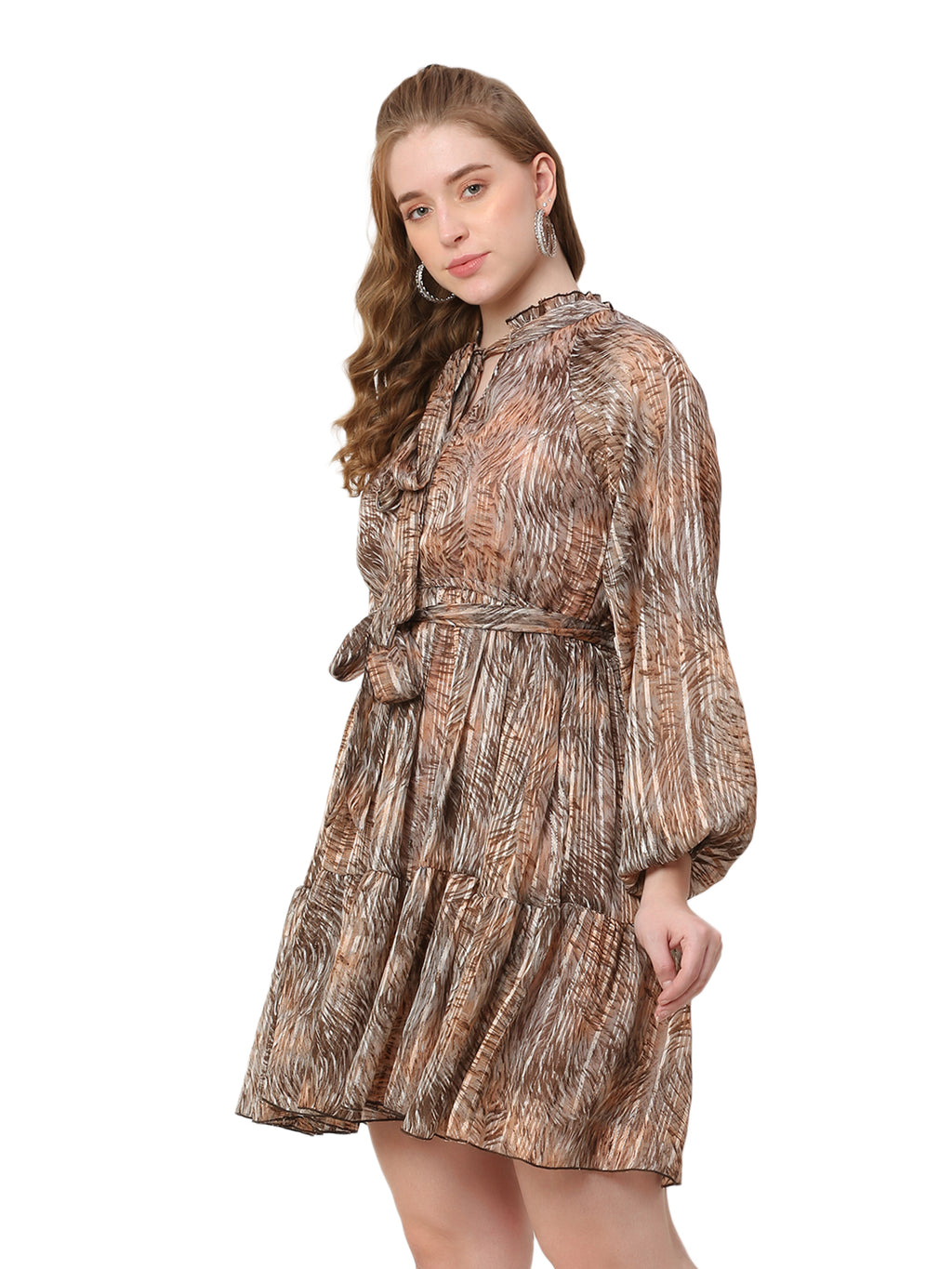The Tigress Code Dress – Deep Brown