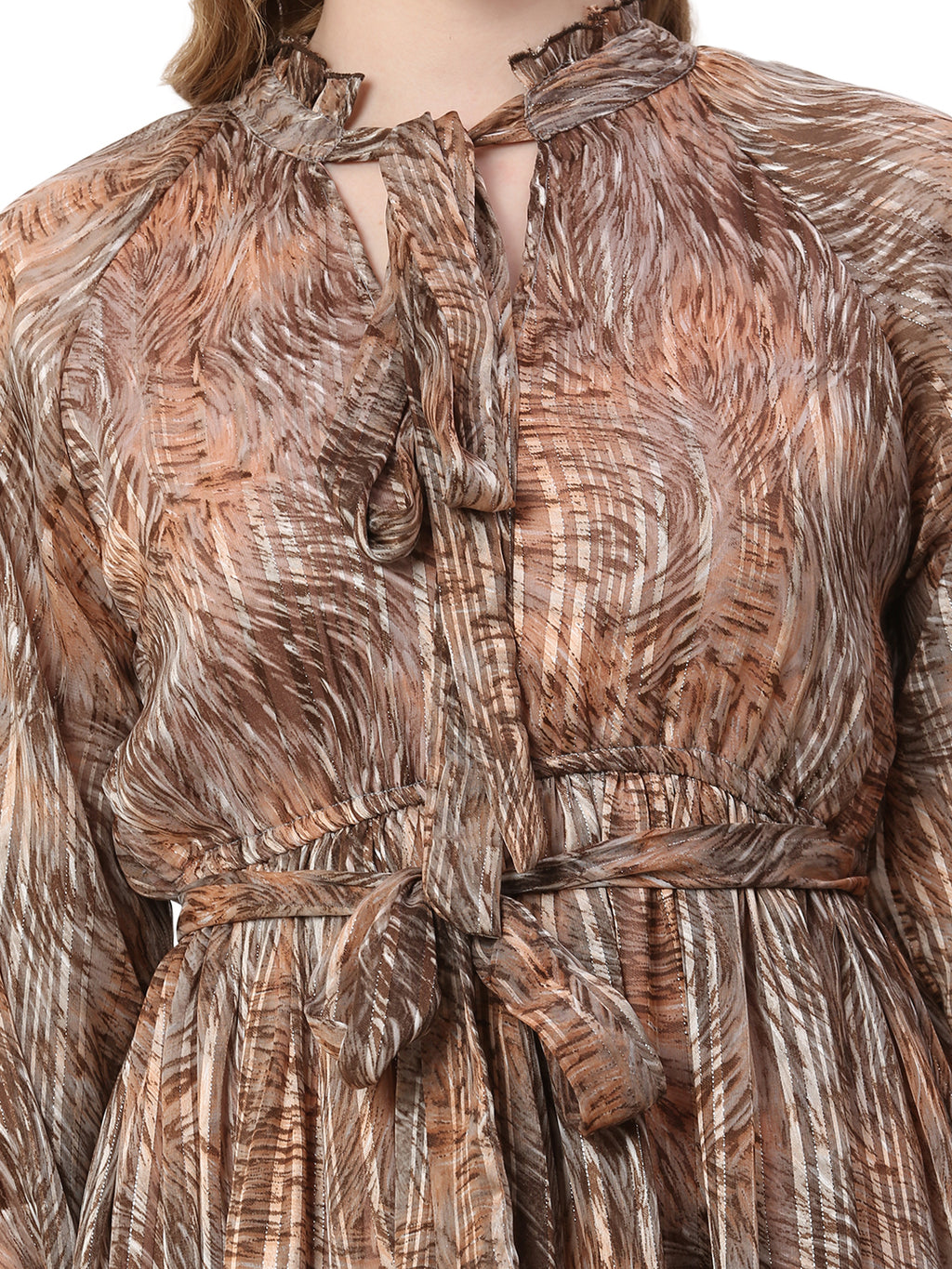 The Tigress Code Dress – Deep Brown